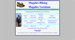 Desktop Screenshot of magalieshiking.co.za